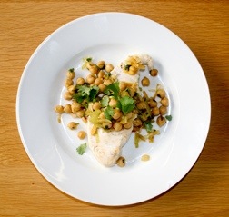 seared-swordfish-with-yemeni-chickpea-salsa-served-with-minted-watercress-grape-salad