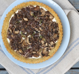 mushroom-quinoa-tart